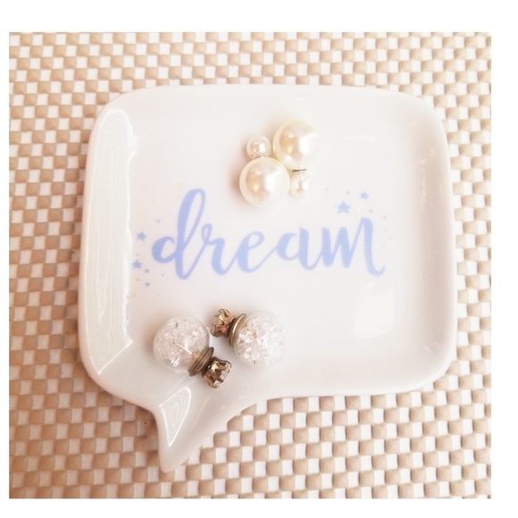 "Dream" jewelry vanity trinket tray - Picture 1 of 1
